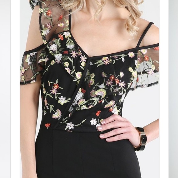 Nikibiki l Embroidered Ruffle Top Jumpsuit - Picture 4 of 4